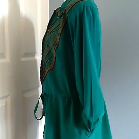 Bob Mackie Wearable Art Silk Jacket - Size S - Picture 3 of 8